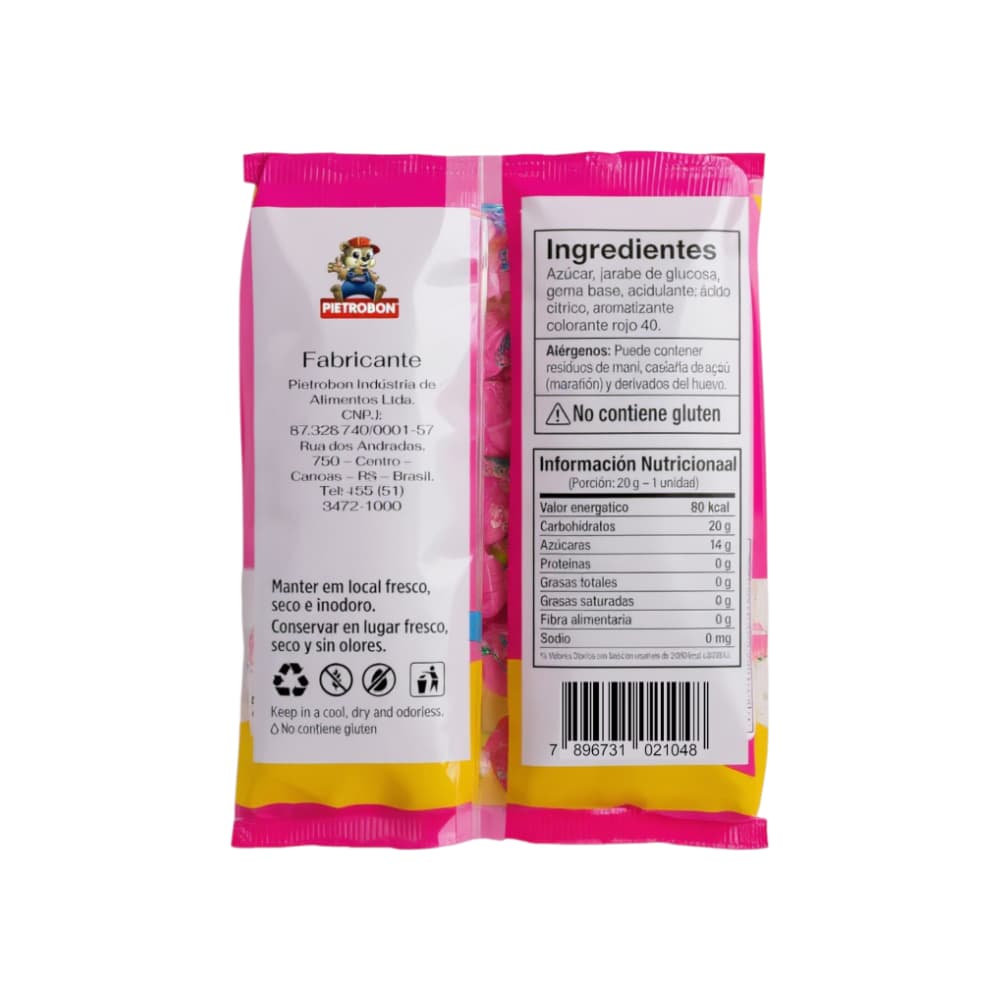 Chupa chupas rellenos sabor a tutti frutti Good Smile Pietrobon (480 g / 1.06 lb) - Miniatura 7