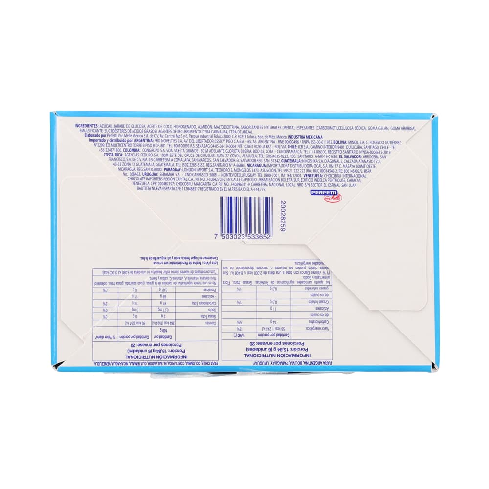 Caramelo masticable sabor Menta Mentos (316.8 / 11.14 oz) - Miniatura 2