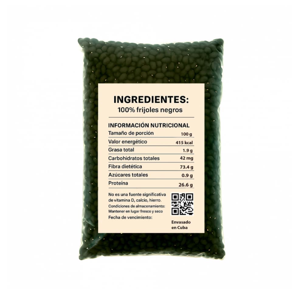 Frijoles negros (3 x 1 kg / 2.2 lb) - Miniatura 3