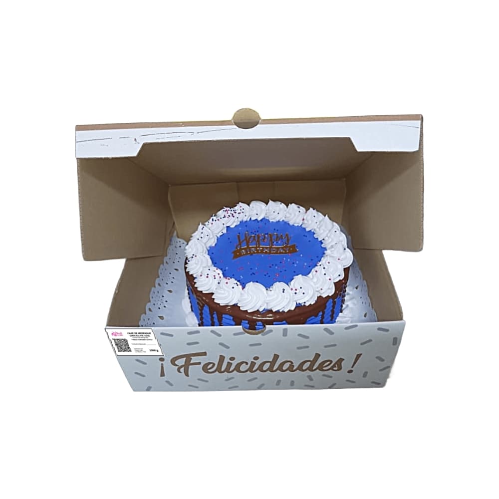 Cake de merengue chocolate azul Yanelis Cake (6 comensales) - Miniatura 2
