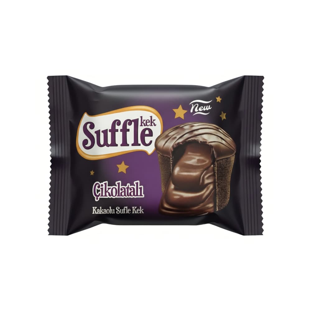 Pastel Souffle relleno de chocolate Çikolatal1 (50 g / 1.76 oz) - Imagen 1