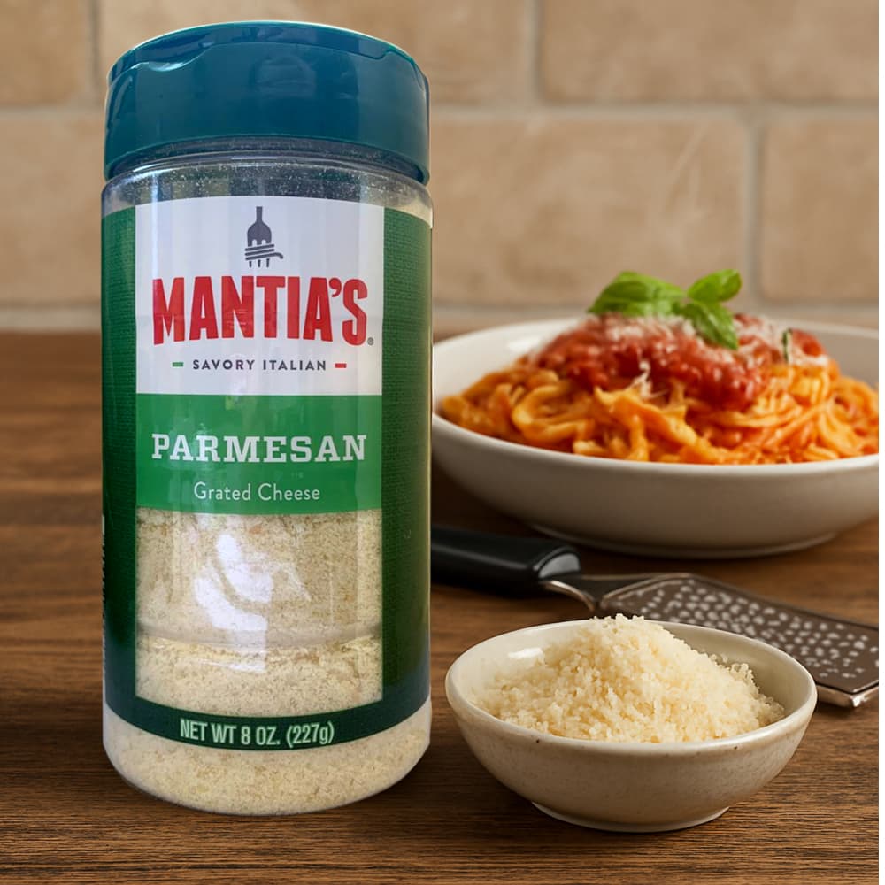 Queso parmesano rallado Mantia' S (227 g / 8 oz) - Miniatura 5