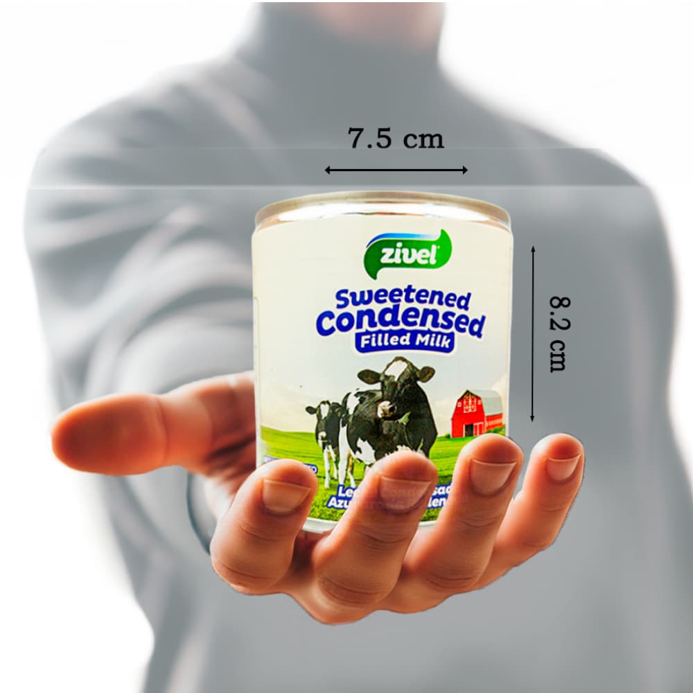 Leche condensada azucarada rellenada Zivel (390 g / 13.75 oz) - Miniatura 4