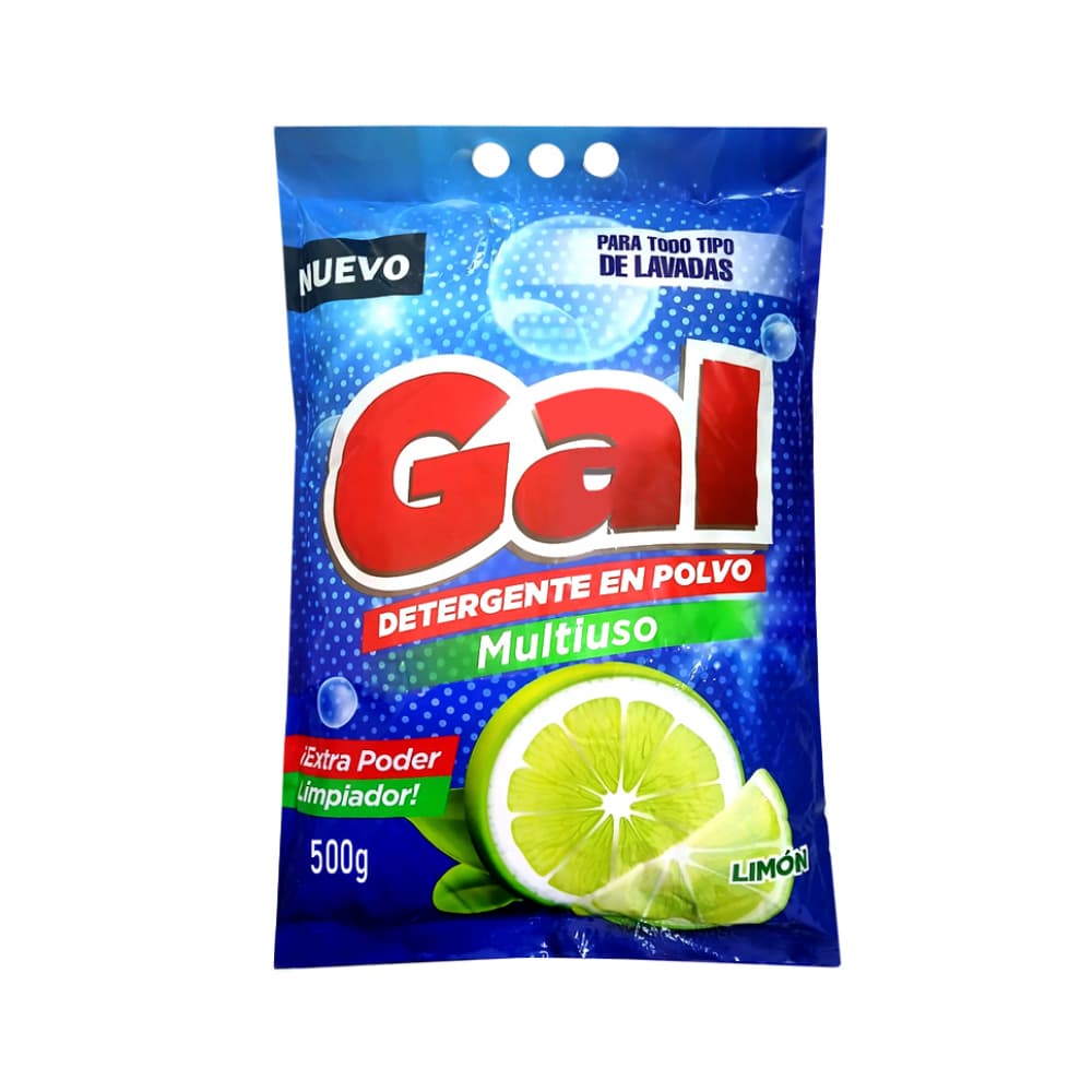 Detergente en polvo multiuso con aroma a limón Gal (500 g / 1.1 lb) - Imagen 1