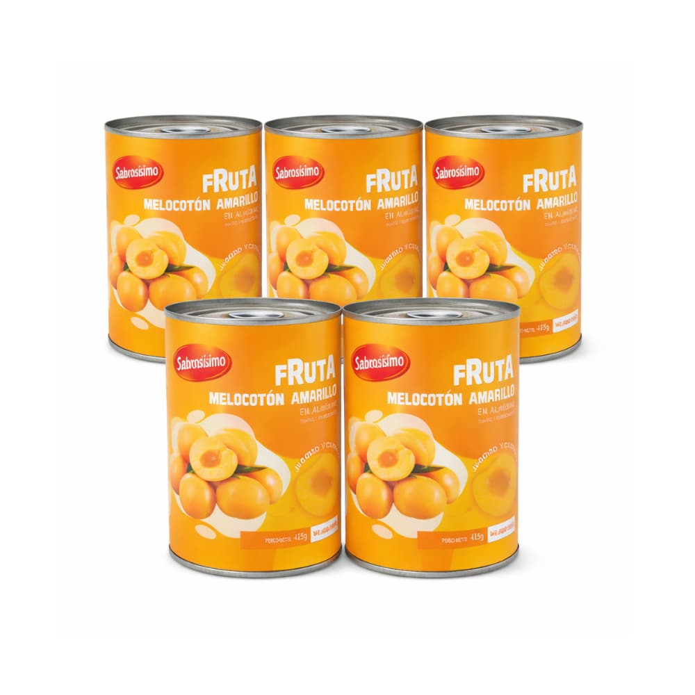 Combo Melocotón en almibar (5 x 425 g / 14.99 oz) - Miniatura 1