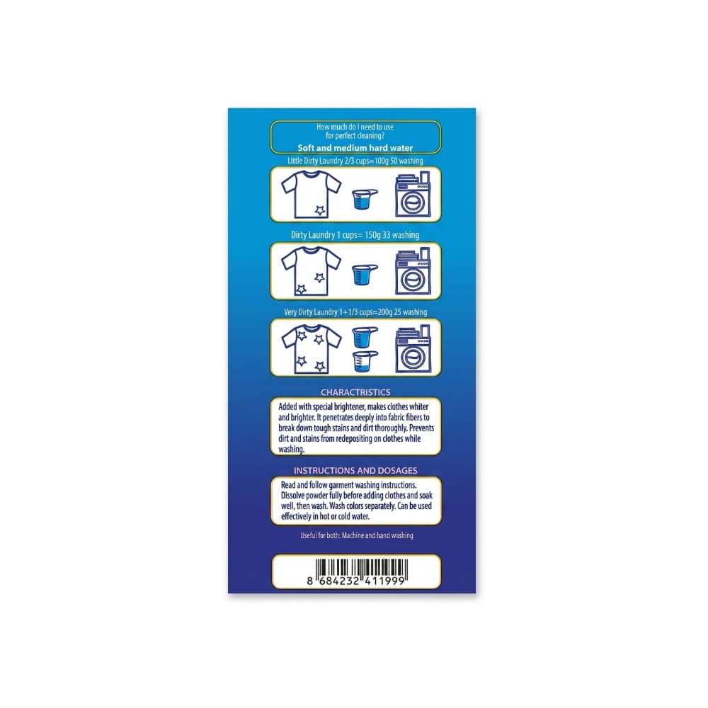 Detergente en polvo para ropa Tidy Hill (1 Kg / 2.2 Lb) - Miniatura 3