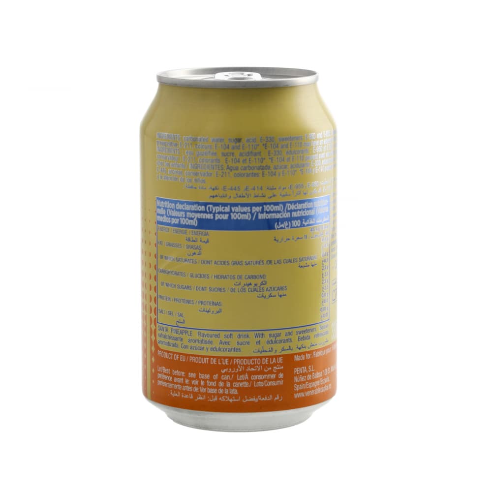 Refresco gaseado de piña Santa (6 x 330 ml) - Miniatura 4