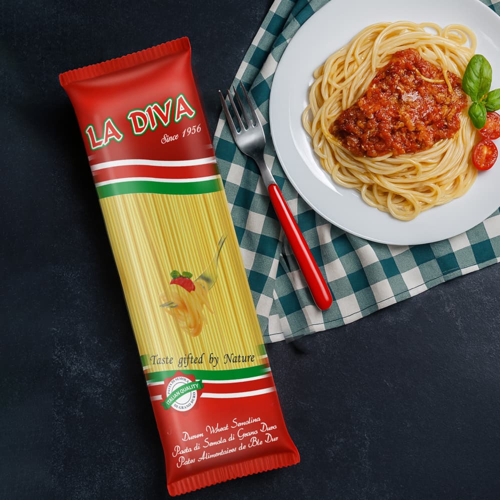 Espaguetis La Diva + Pasta de tomate concentrado Kada - Miniatura 3