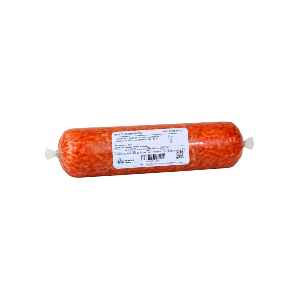 Masa de hamburguesa Macerados Habana (500 g / 1.1 lb) - Miniatura 1
