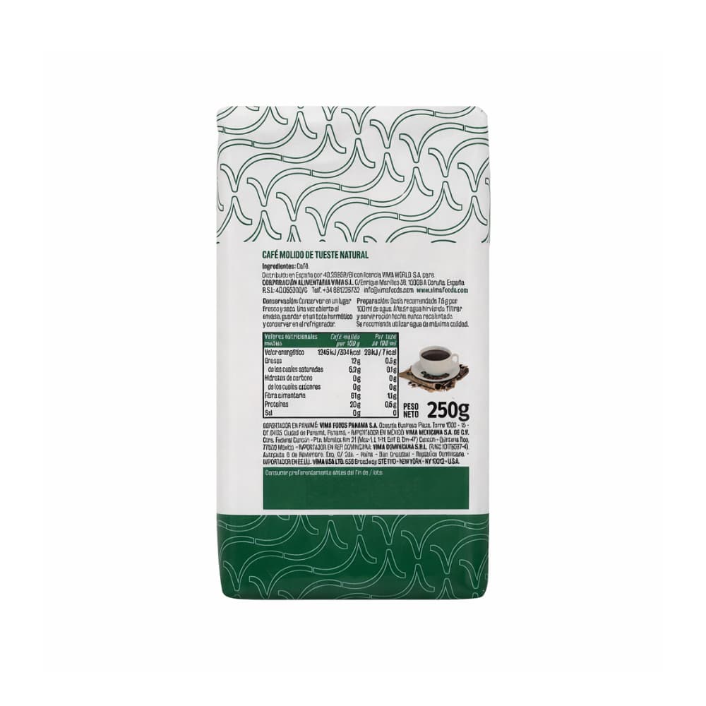 Café molido natural Vima Foods (250 g / 8.81 oz) + Crema para café McDaniel's Coffee (454 g / 1 lb) - Miniatura 3