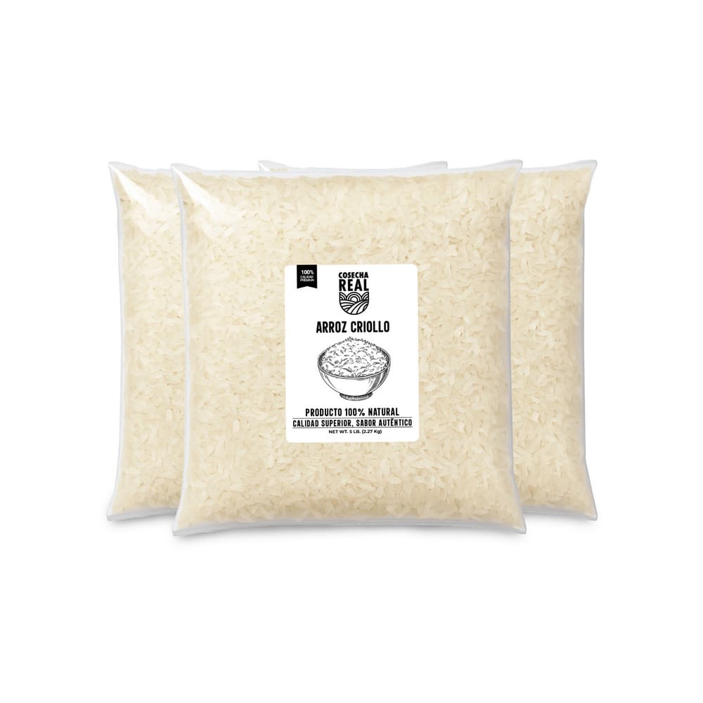 Arroz criollo Cosecha Real (3 x 2.27 kg / 5 lb) - Imagen 1