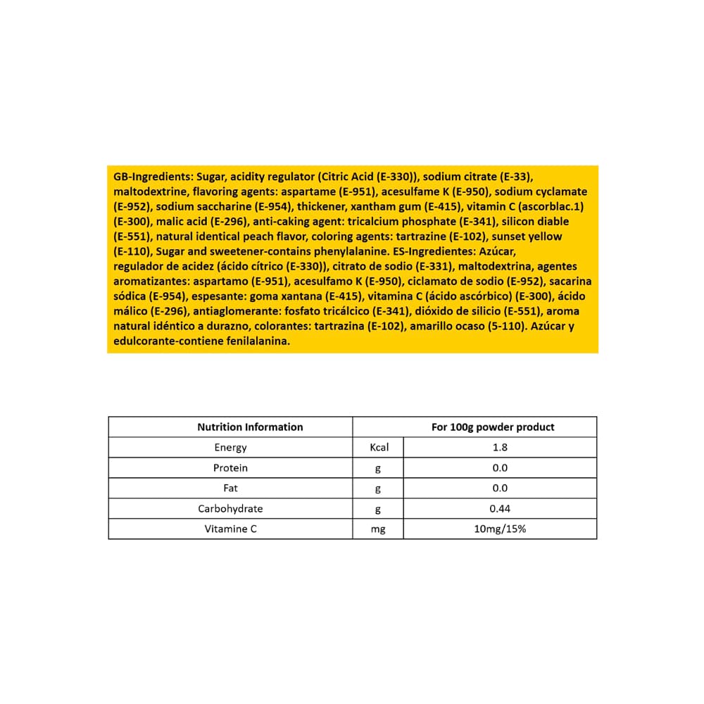 Refresco instantáneo sabor tropical Tutti Frutti Ada (24 x 6 g) - Miniatura 2