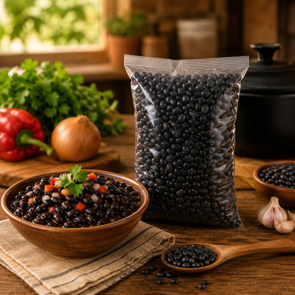 Frijoles negros Peco (3 x 1 kg / 2.2 lb) - Miniatura 4