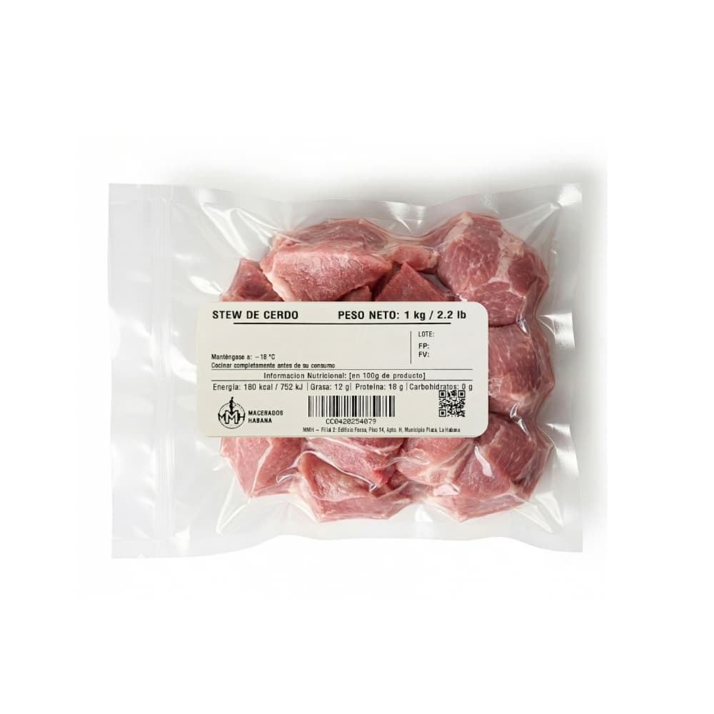 Stew de cerdo Macerados Habana (1 kg / 2.2 lb) - Miniatura 1