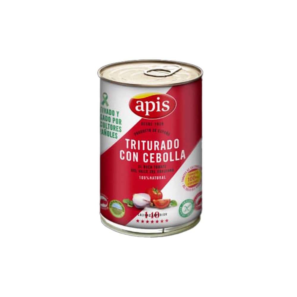 Tomate natural triturado con cebolla Apis (400 g / 14.10 oz) - Miniatura 4