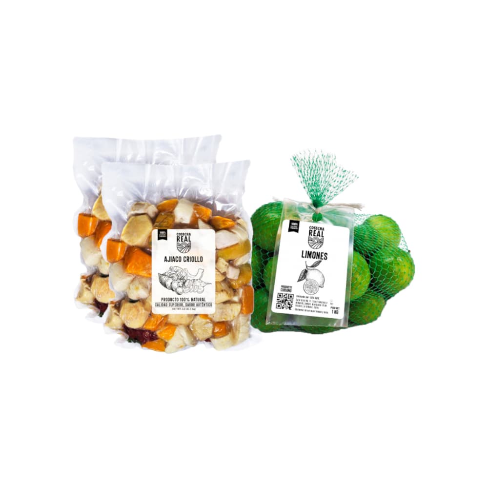 Combo de comida tradicional Cosecha Real #3: Ajiaco criollo + Limones - Imagen 1