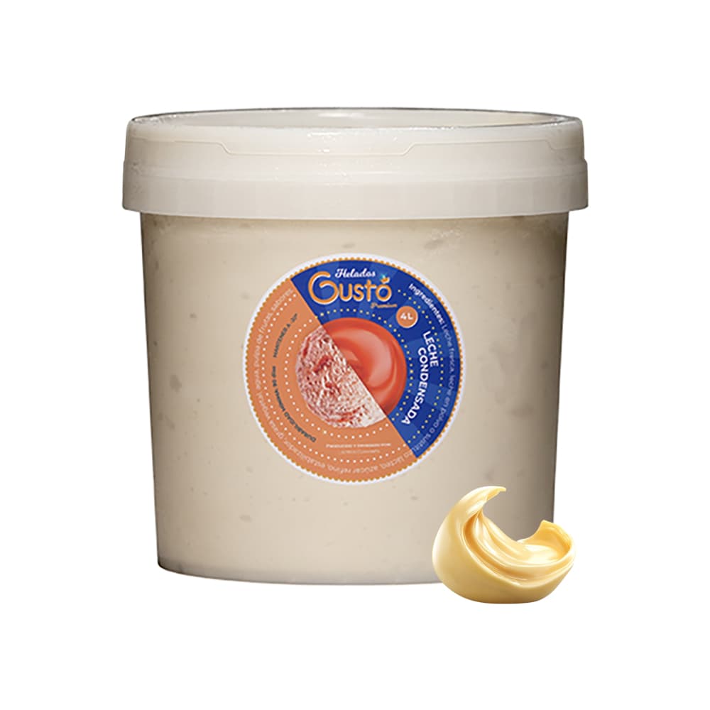 Helado Premium de leche condensada Gustó (4 L) - Imagen 1