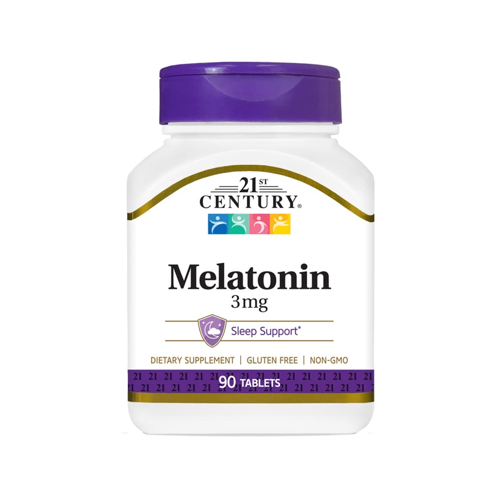 Melatonina 3 mg 21st Century (90 tabletas) - Imagen 1