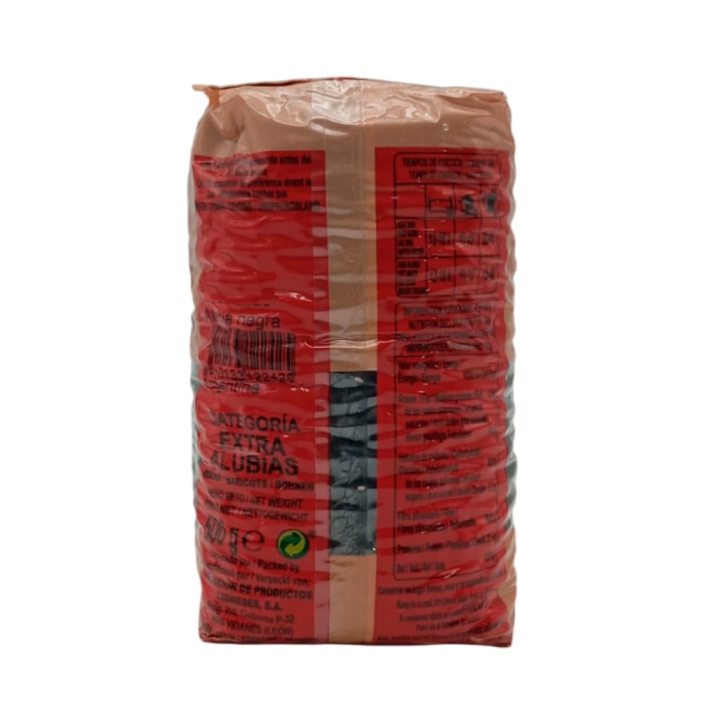 Frijoles negros -Alubia negra- La Asturiana (500 g / 1.1 lb) - Miniatura 2