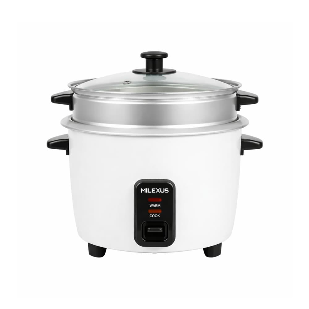 Olla arrocera eléctrica 2.2 L blanca Milexus ML-OA-2.2 L - Miniatura 1