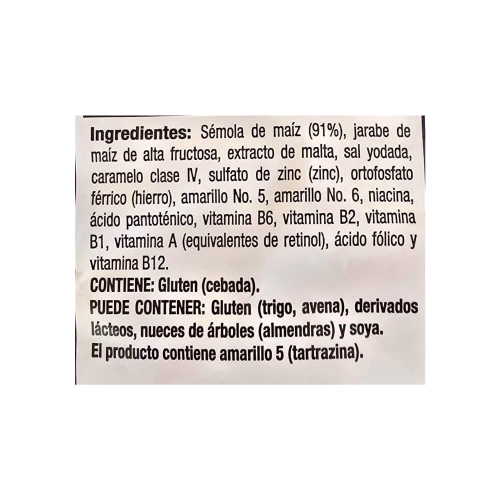Cereal de hojuelas de maíz La Cosecha Golden Foods (500 g / 1.10 lb) - Miniatura 3