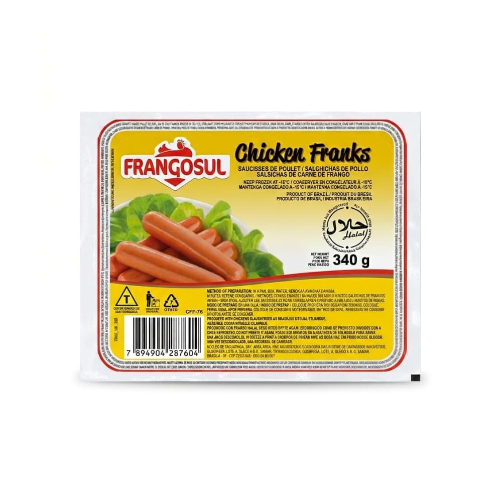 Salchicha de pollo Frangosul (340 g / 12 oz) - Miniatura 1