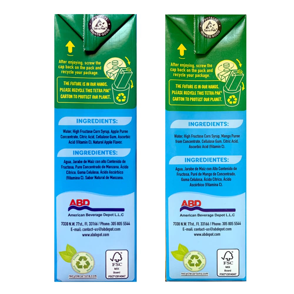 Jugos mixtos sabor a manzana + mango Goliath - Miniatura 3