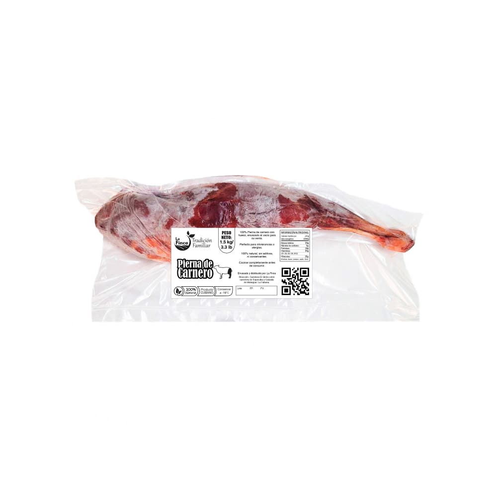 Pierna de carnero La Finca (1.5 kg / 3.3 lb) - Imagen 1