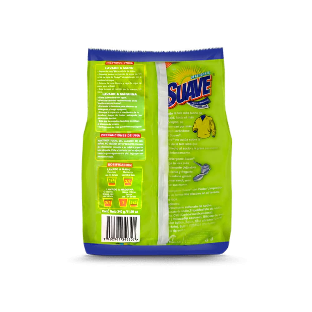 Detergente poder limpiador Suave (340 g / 11.99 oz) - Miniatura 2