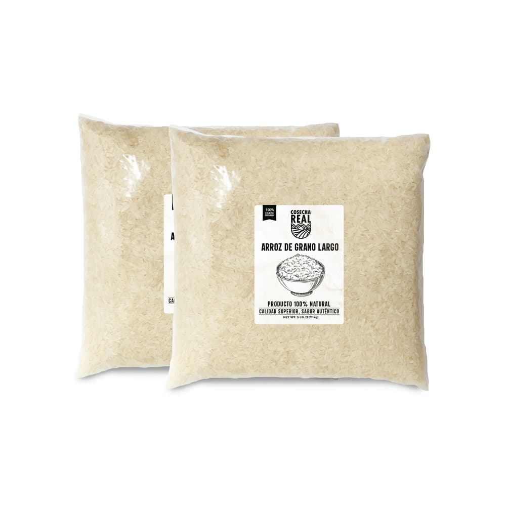 Arroz de grano largo Cosecha Real (2 x 2.27 kg / 5 lb) - Imagen 1