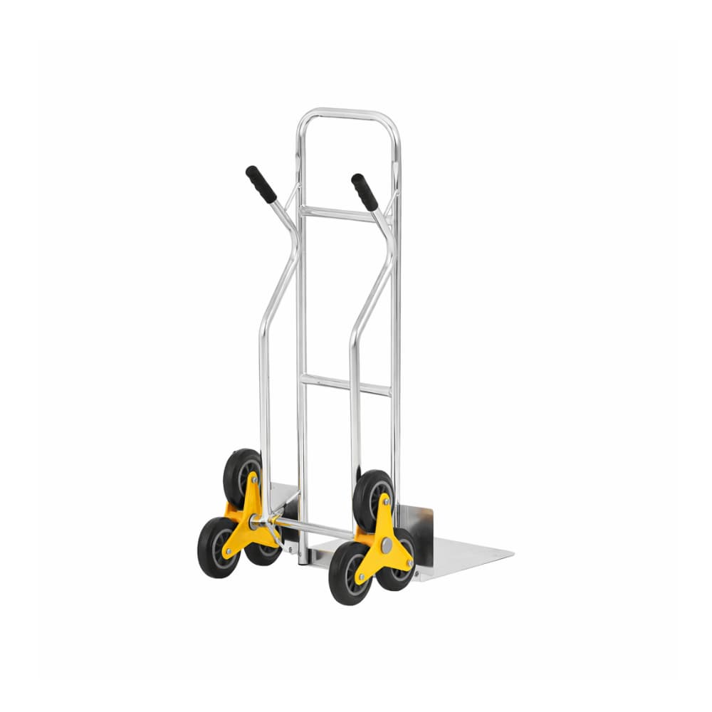 Carretilla - carrito manual de aluminio de 6 ruedas para transportar carga 100 kg Vonder CCV0100 - Miniatura 3