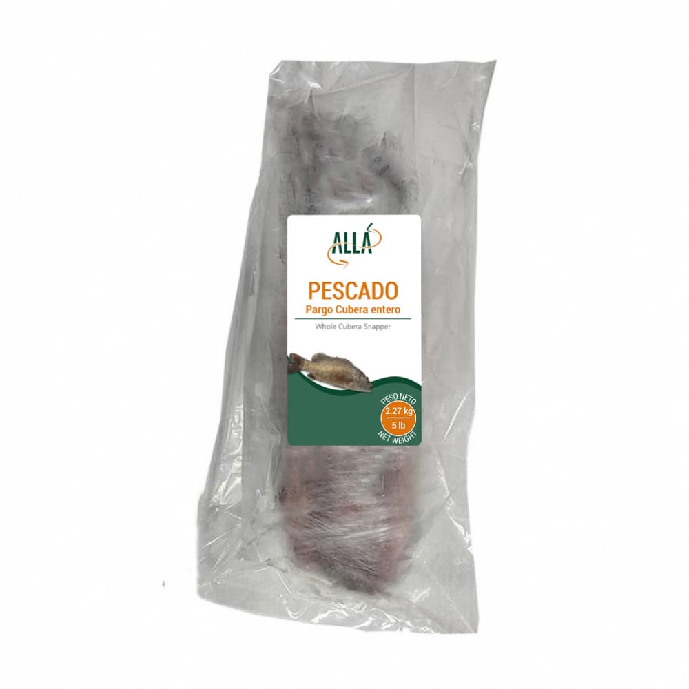 Pescado pargo cubera entero Allá (2.27 kg / 5 lb) - Miniatura 2