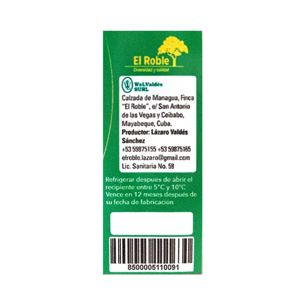 Vinagre de frutas El Roble (500 ml) - Miniatura 4