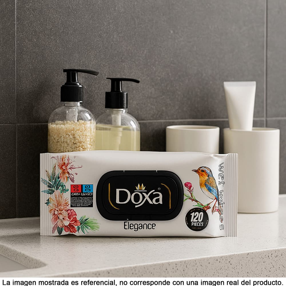 Toallitas húmedas Doxa Elegance (3 x 120 U) - Miniatura 4