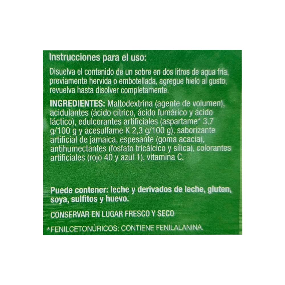 Refresco instantáneo sabor Jamaica Zuko (104 g / 3.67 oz) - Miniatura 3