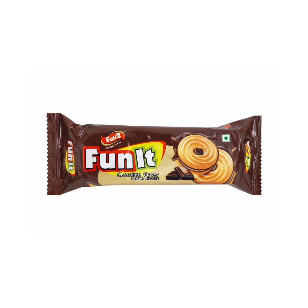 Galletas con crema sabor chocolate Fun It Fun2 (12 x 36 g / 1.27 oz) - Miniatura 2