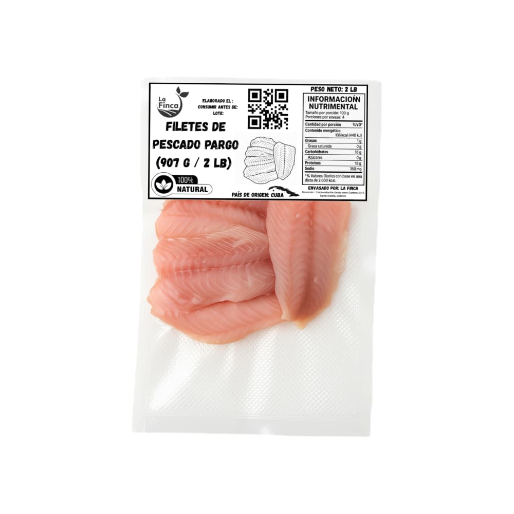 Filetes de pescado pargo con piel La Finca (907 g / 2 lb) - Miniatura 2
