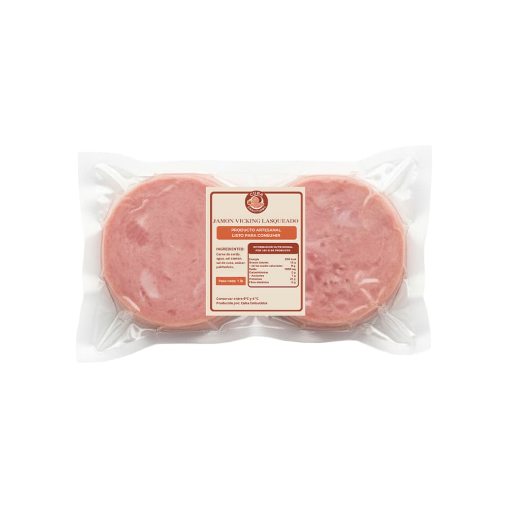 Jamón Viking lasqueado Cuba Embutidos (907 g / 2 lb) - Miniatura 2
