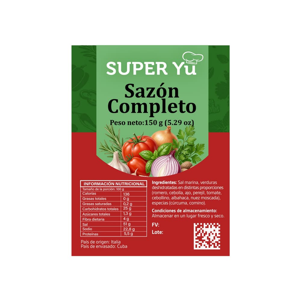 Sazón completo Super Yu (150 g / 5.29 oz) - Miniatura 2