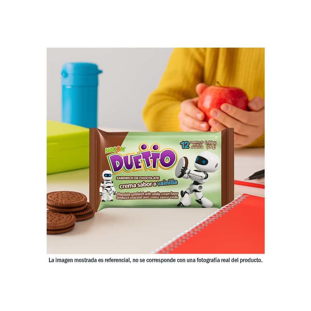 Combo de refresco instantáneo sabor manzana + galletas de chocolate - Miniatura 2