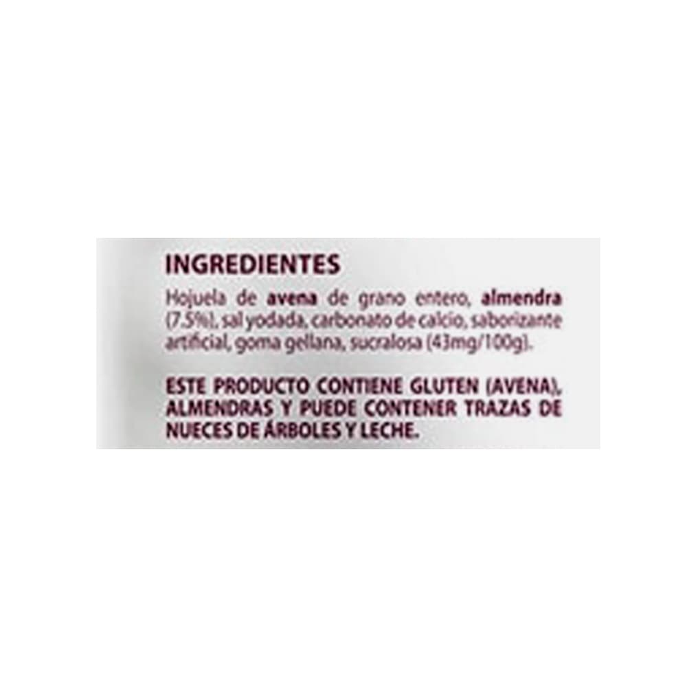 Avena integral instantánea sabor vainilla con almendras Granvita (35 g / 1.23 oz) - Miniatura 4