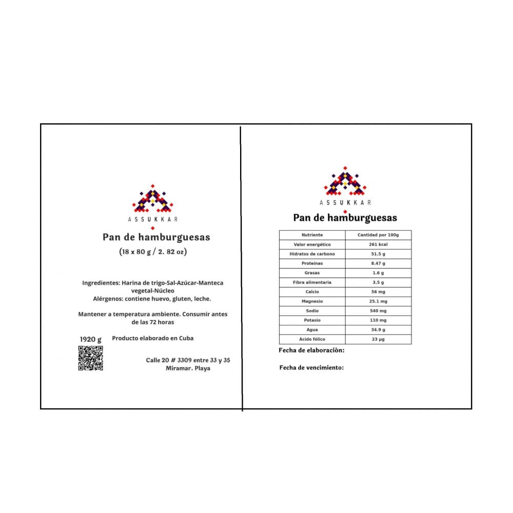 Pan de hamburguesa ( 18 X 80 g / 2.82 oz) - Miniatura 3
