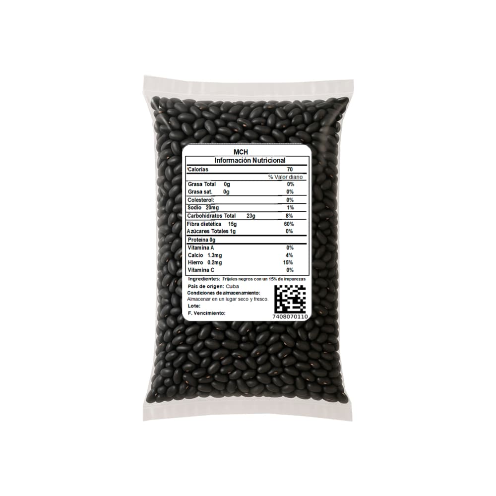 Frijoles negros MCH (1.13 kg / 2.5 lb) - Miniatura 2