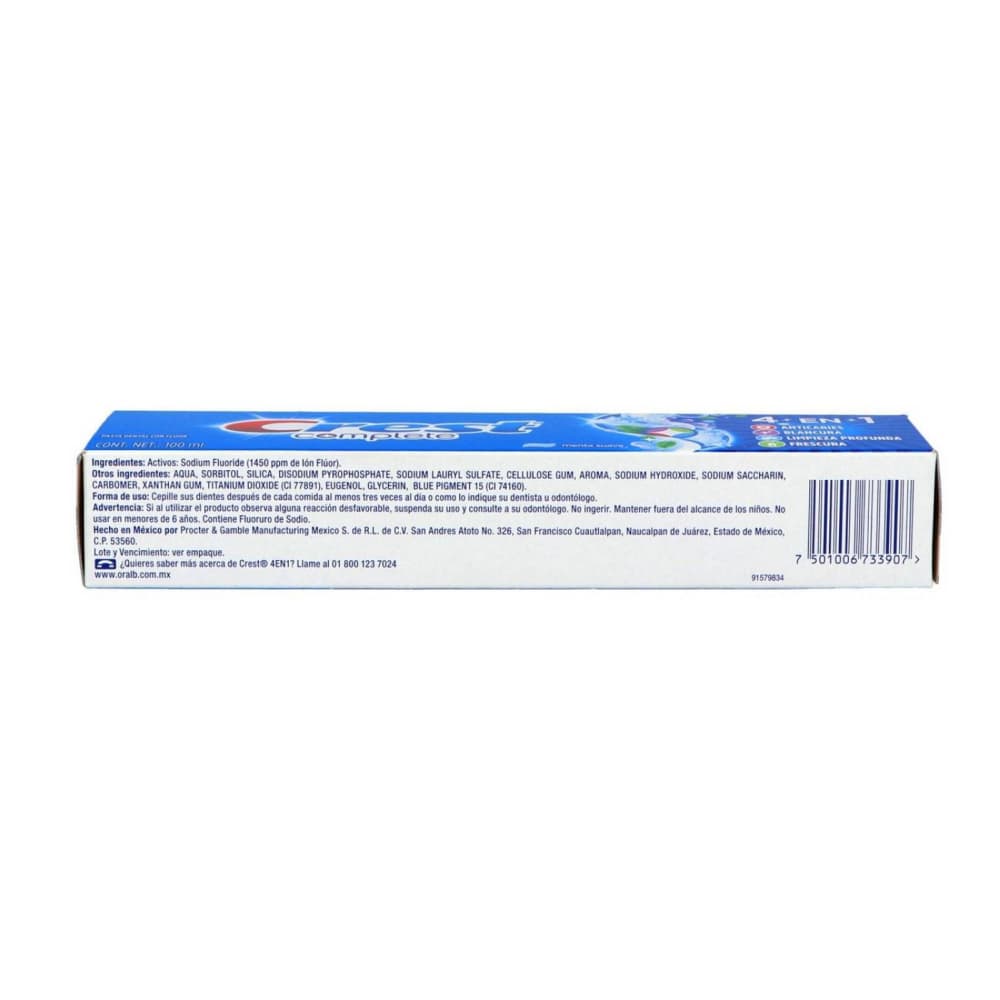 Pasta dental Crest Complete 4 en 1 (100 ml / 3.4 fl oz) - Miniatura 2