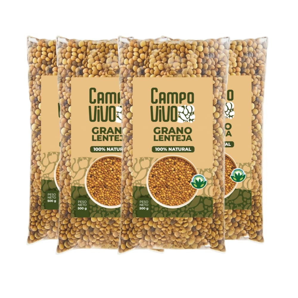 Lentejas Campo Vivo (4 x 500 g / 1.1 lb) - Imagen 1
