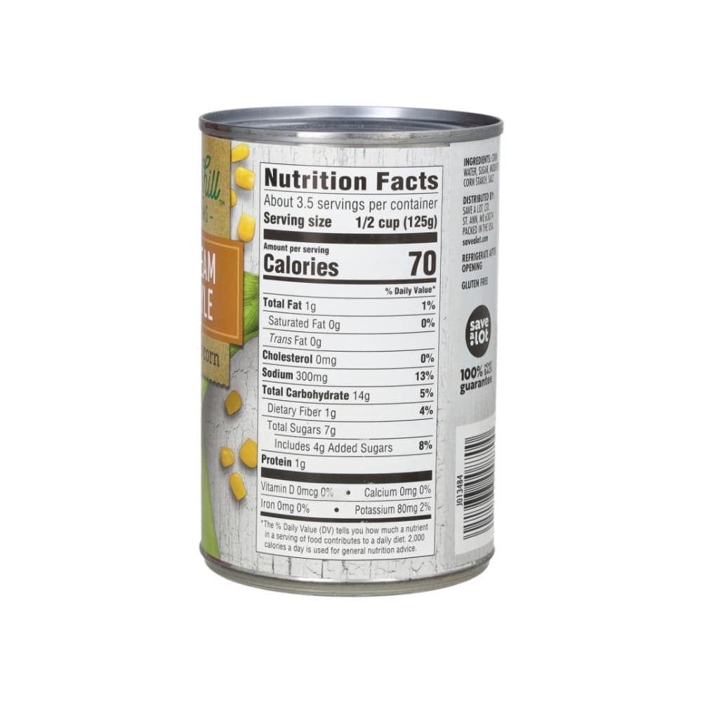Maíz dulce estilo crema de Fairhill Farms (418 g / 14.75 oz) - Miniatura 2