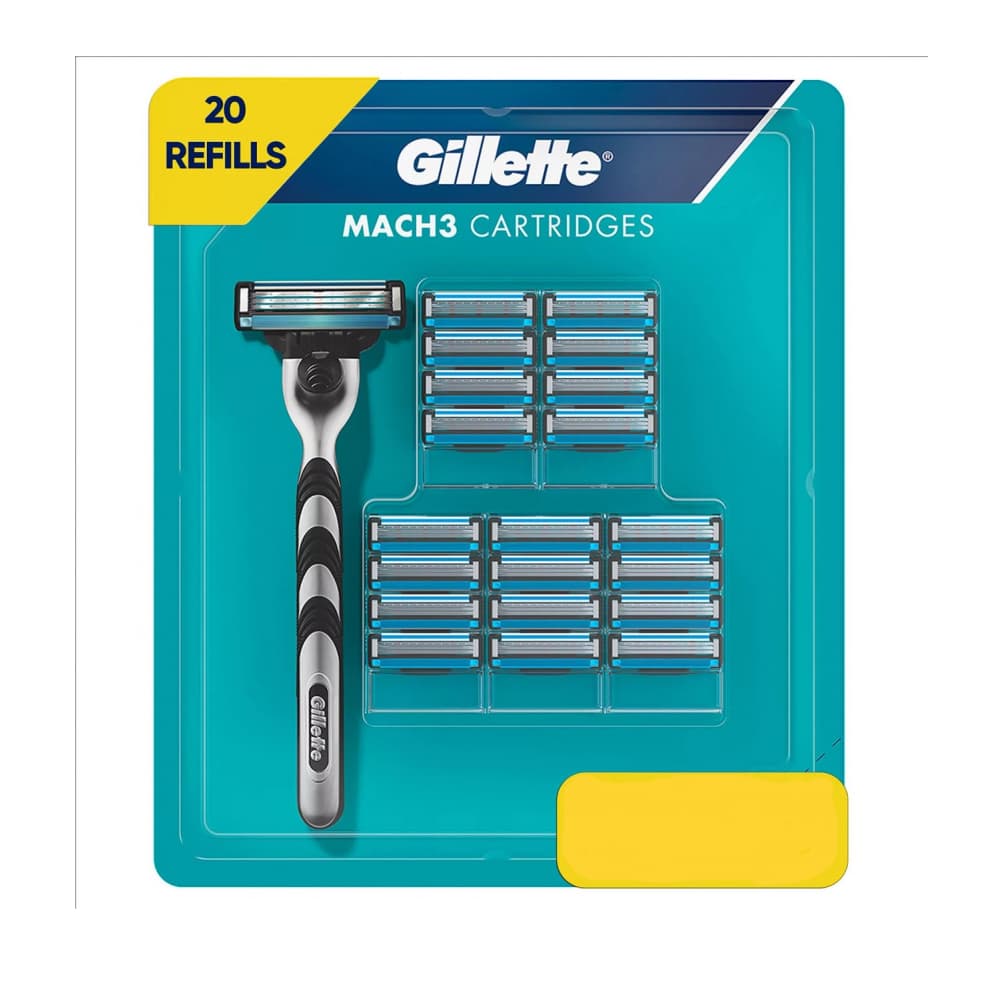 Cuchillas de afeitar para hombre Gillette Mach3 (20 U) - Imagen 1