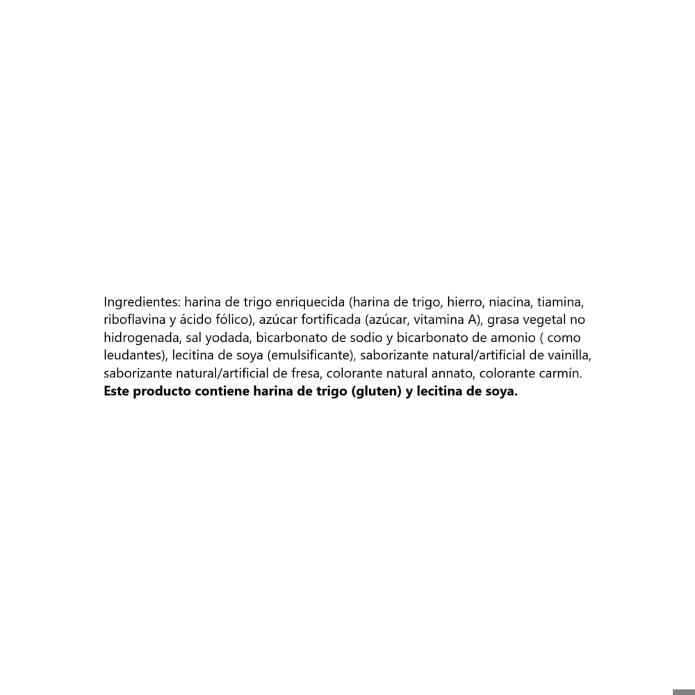 Galletas wafer sabor vainilla con relleno sabor fresa Molsa (168 g / 5.9 oz) - Miniatura 3