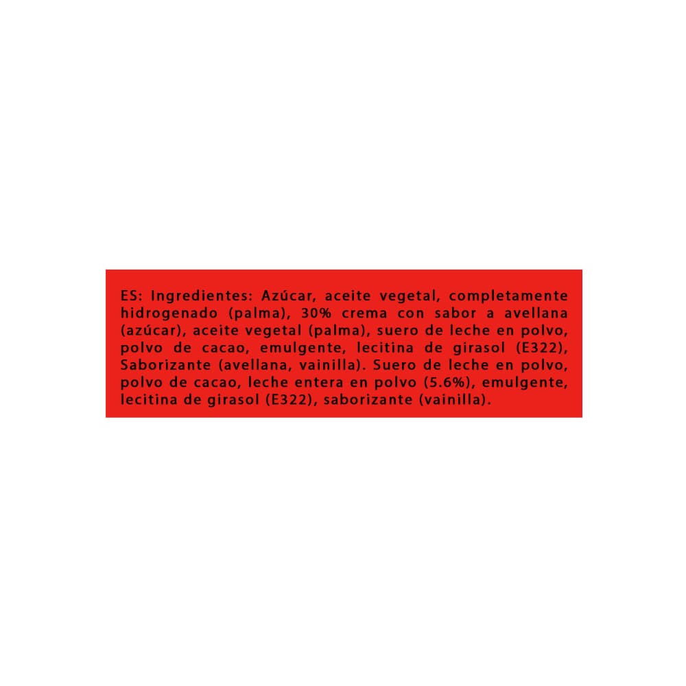 Corazón de chocolate relleno de crema con sabor a avellana Latinas (1000 g / 35.27 oz) - Miniatura 3