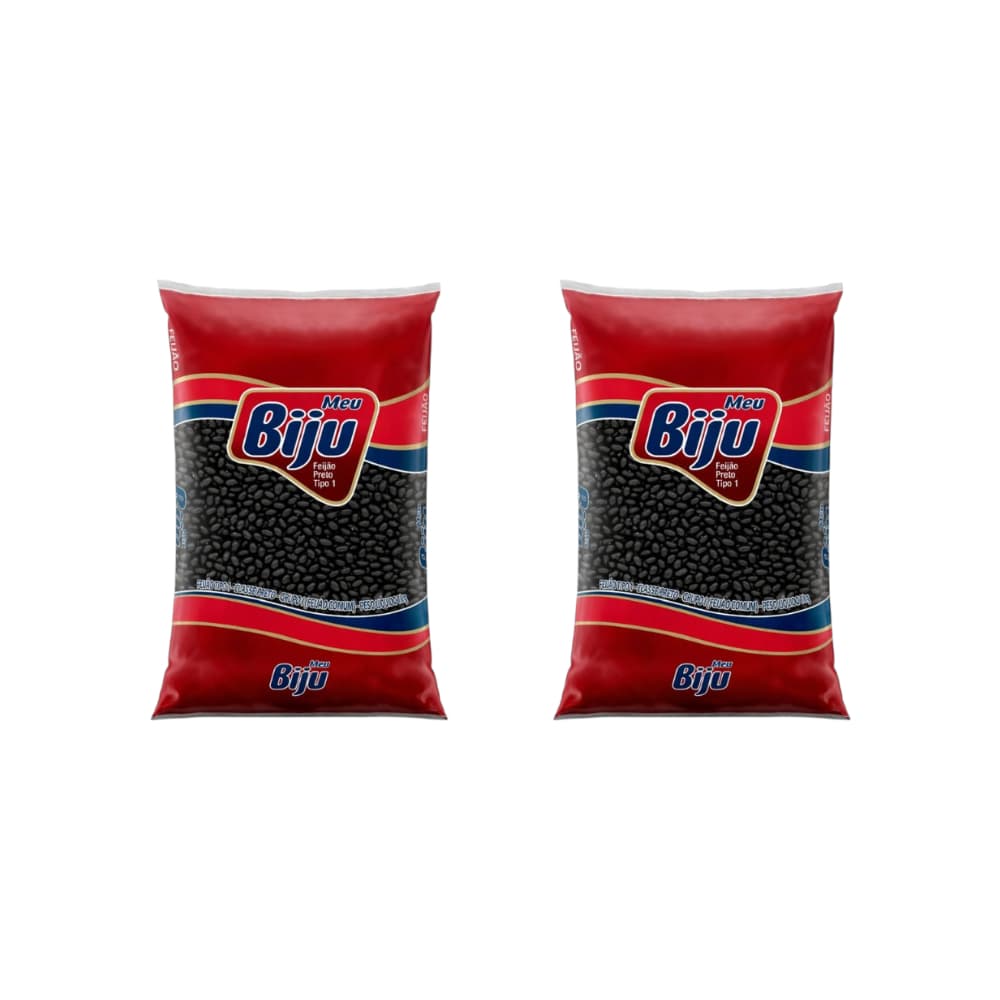 Frijoles negros MEU BIJU (2 x 1 kg / 2.2 lb) - Imagen 1